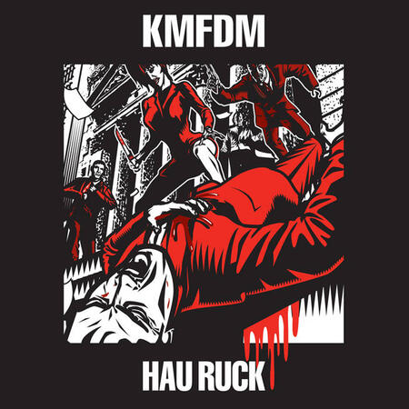 KMFDM "Hau Ruck" album cover